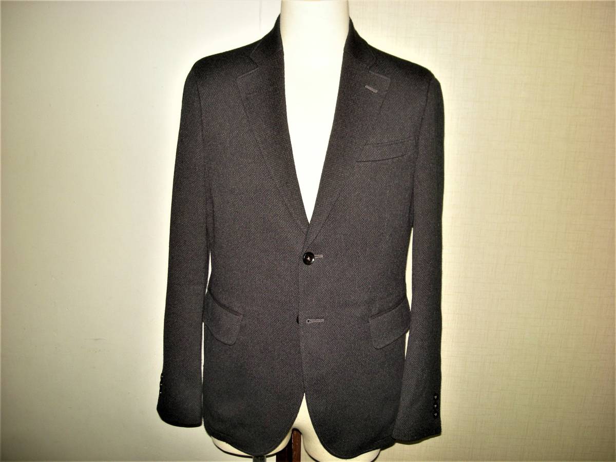 HEART OF LION HIROKO KOSHINO HOMME ヒロココシノ 美品 ブレザー ジャケット ホップサック 背抜き 2ボタン センターベンツ M拍卖