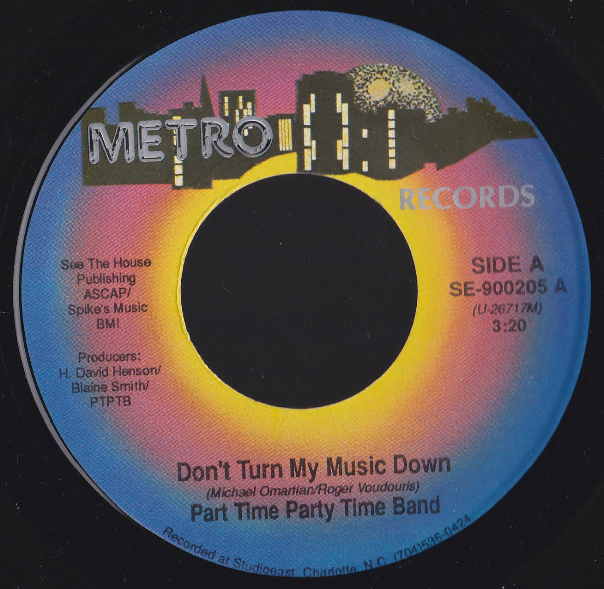 ソウル7inch・45★PART TIME PARTY TIME BAND / Don’t turn my music down★Metro★拍卖