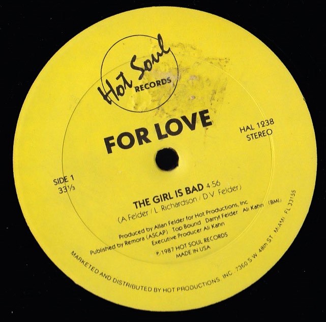 Soul 12inch★FOR LOVE / The girl is bad / Do you have another lover★Hot soul★拍卖