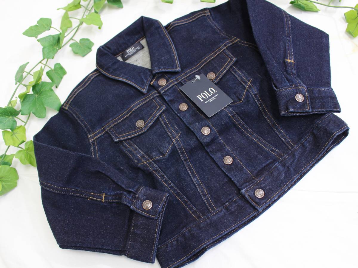 未使用*POLO ポロ*デニムジャケット 子供服 男の子 女の子/95cm拍卖