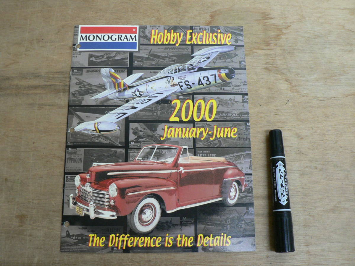 洋書 カタログ MONOGRAM 2000 January-June / Revell-Monogram / 車 飛行機 模型拍卖