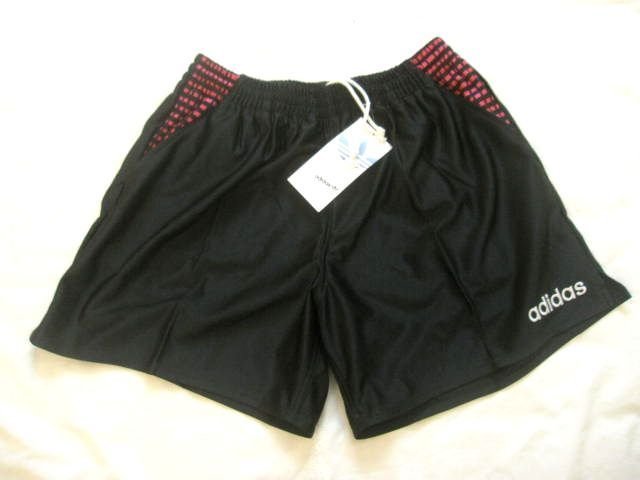 デッドストック 80年代デサント時代ビンテージ アディダスadidas製 フットボールパンツXO ショートパンツ 短パン サッカーパンツ拍卖
