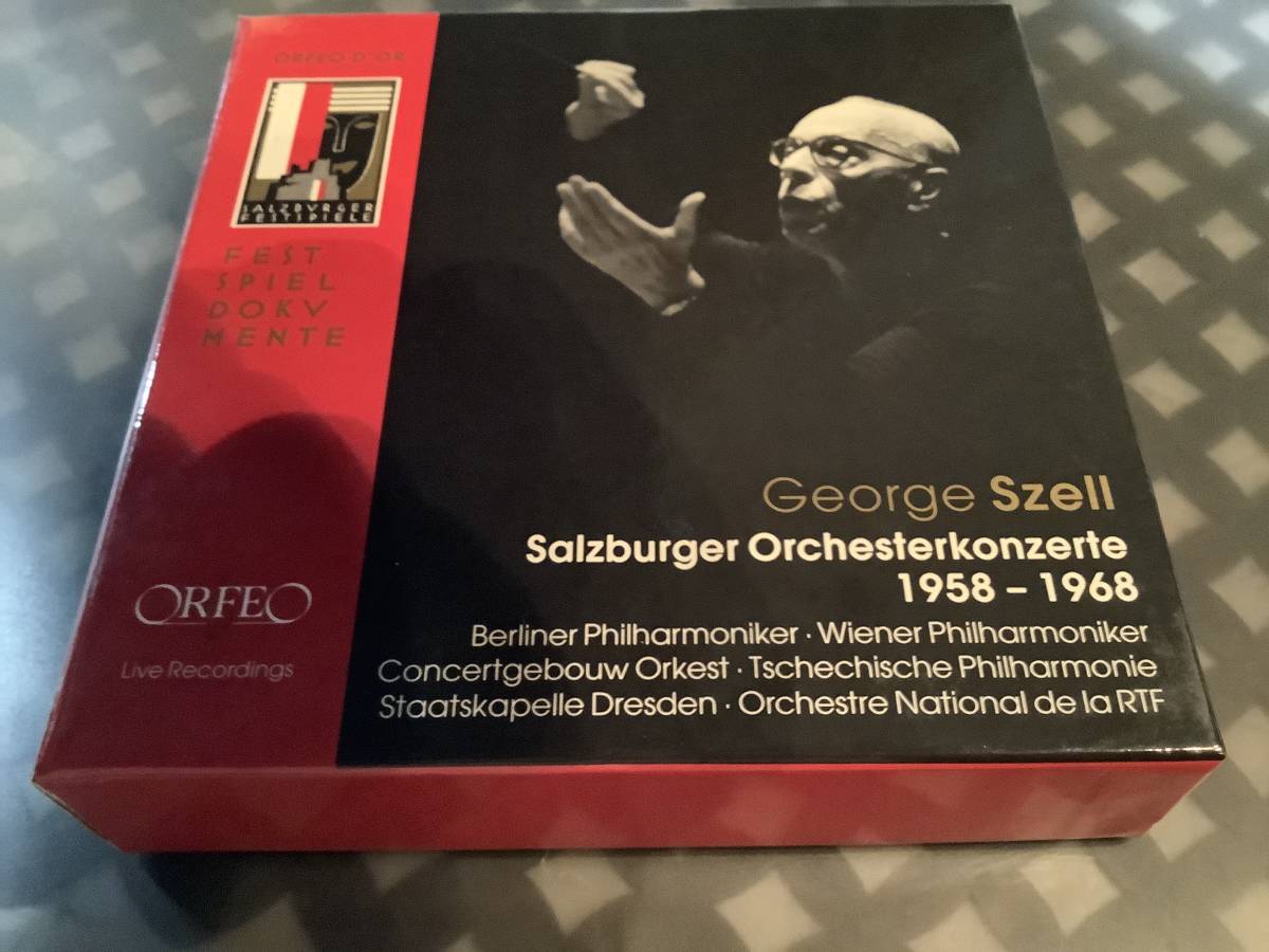 7CD ザルツブルク音楽祭  セル指揮 オーケストラコンサート  1958~1968年拍卖