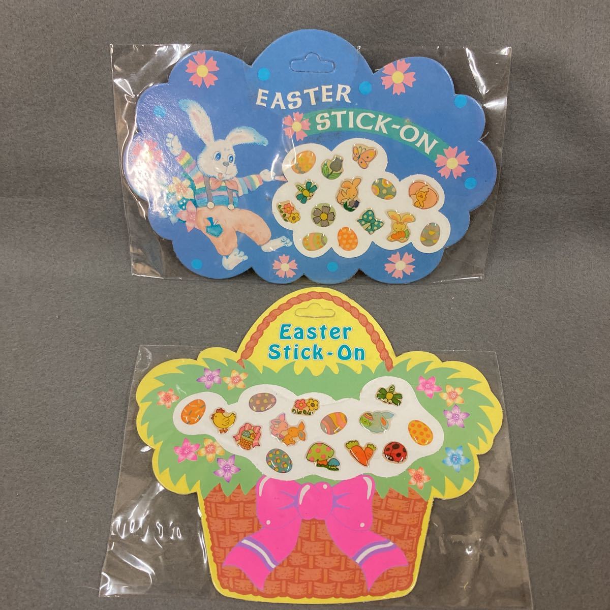 レトロポップ シール 2パック 1994年 当時物 デッドストック 駄菓子屋 ファンシー拍卖