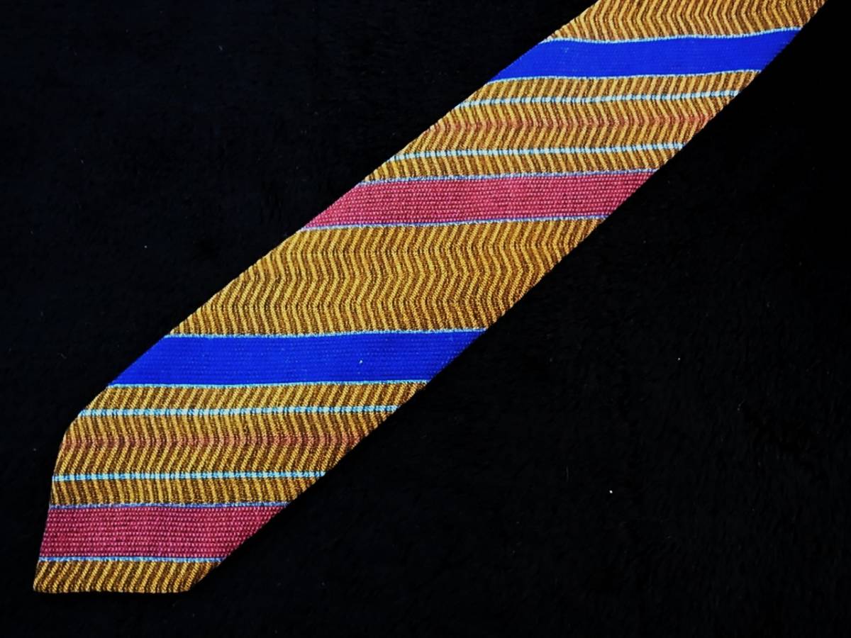 0^o^0ocl★cw0168美品【ウール75%】人気の細7.7㎝アイグナーのネクタイ拍卖