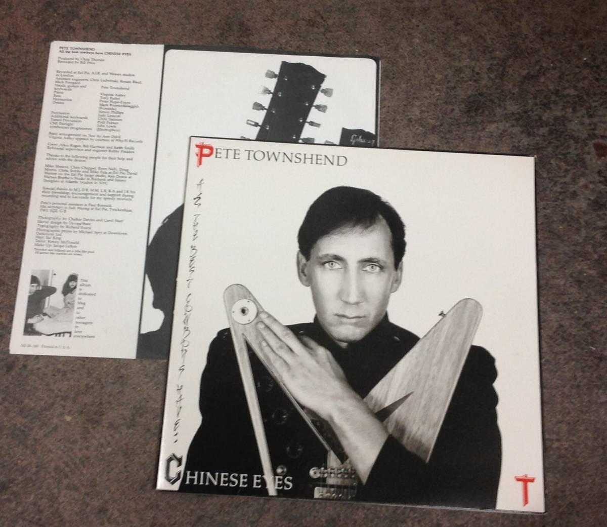 Pete Townshend 1 lp , ( ex - Who) , All the best cowboys have chinese eyes拍卖