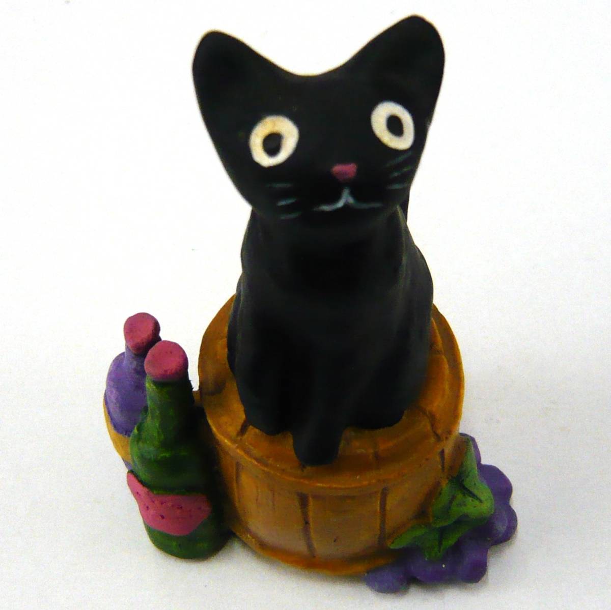 オーナメント(ミニオンワイナリー) 黒猫+樽 拍卖