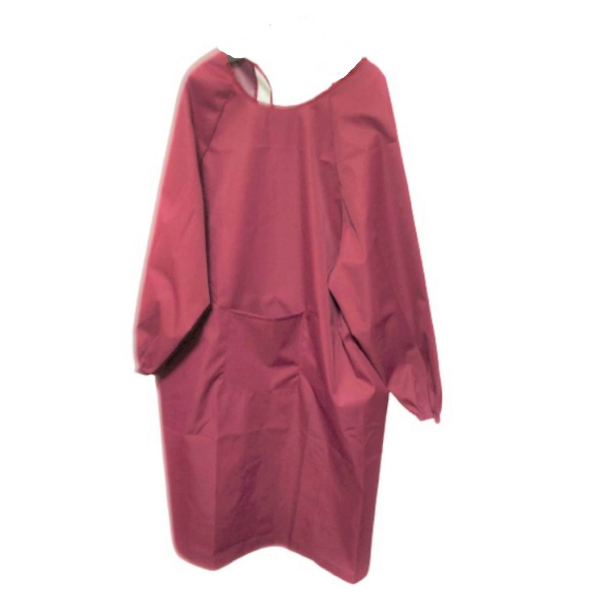 新品●送料無料●入浴介助 防水エプロン 120丈 ワイン 男女兼用★水仕事はお任せ拍卖