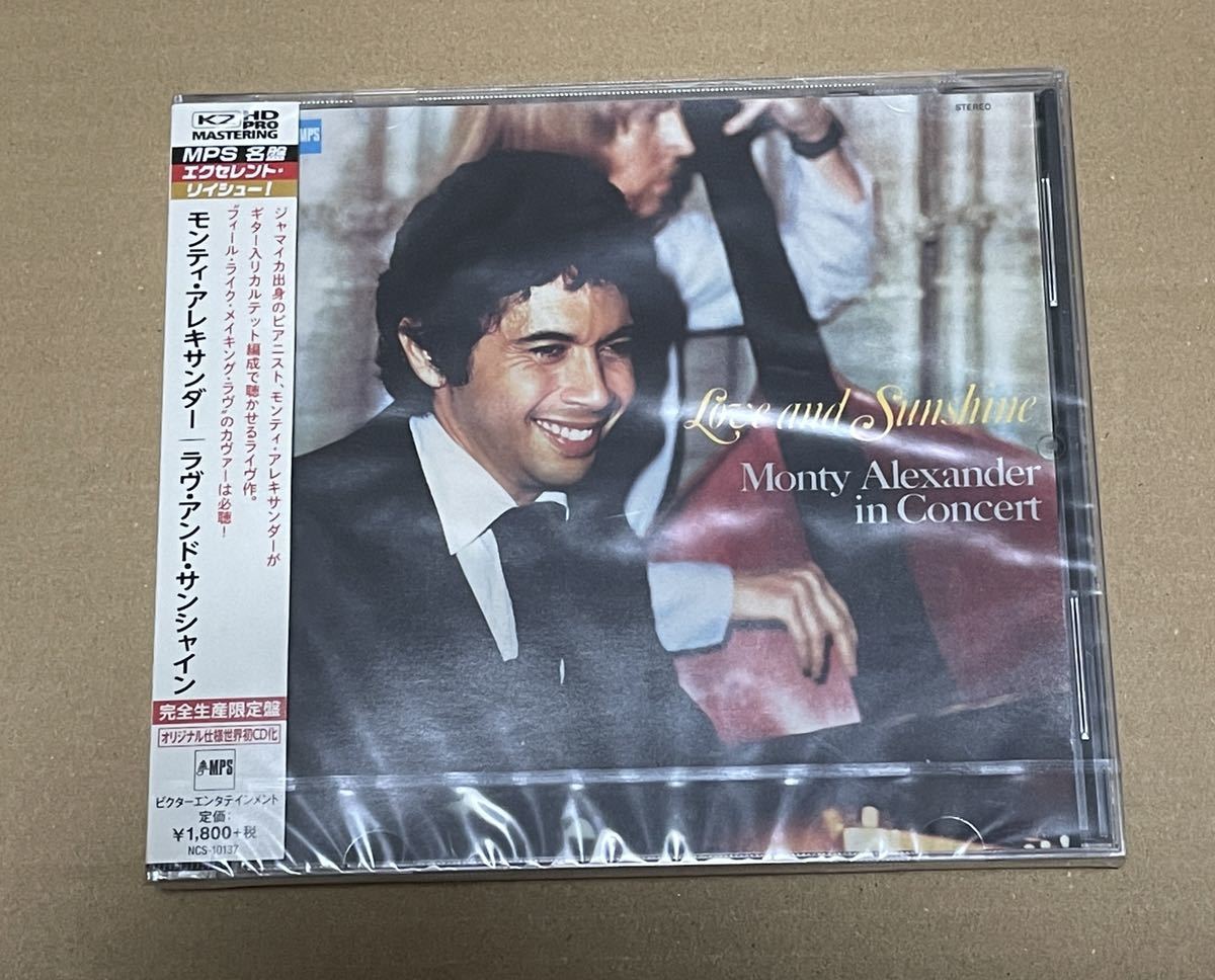 未開封 送料込 Monty Alexander - Love And Sunshine 国内盤CD / モンティ・アレキサンダー / NCS10137拍卖