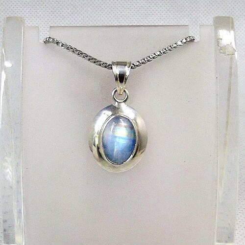 送料無料!シルバー925製幻想的な輝きのブルームーンストーントップ68拍卖