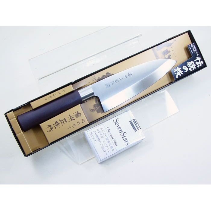 和包丁 関の包丁 濃州正宗作 出刃 片刃 BR/送料無料拍卖