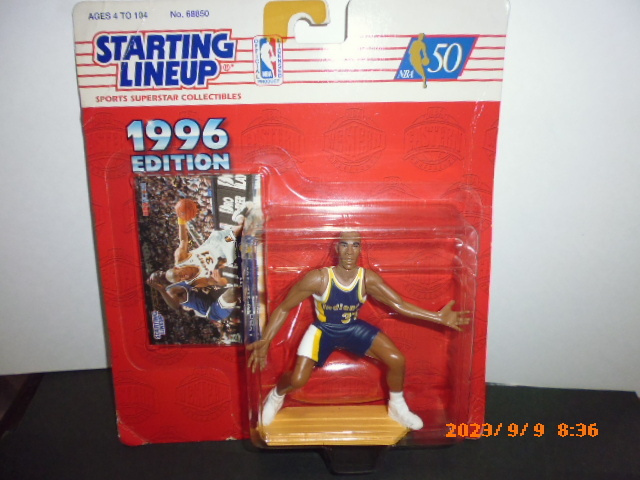 NBA レジーミラー バスケットボール Reggie Miller 1996年 Starting Lineup Indiana Pacers レア アイテム拍卖