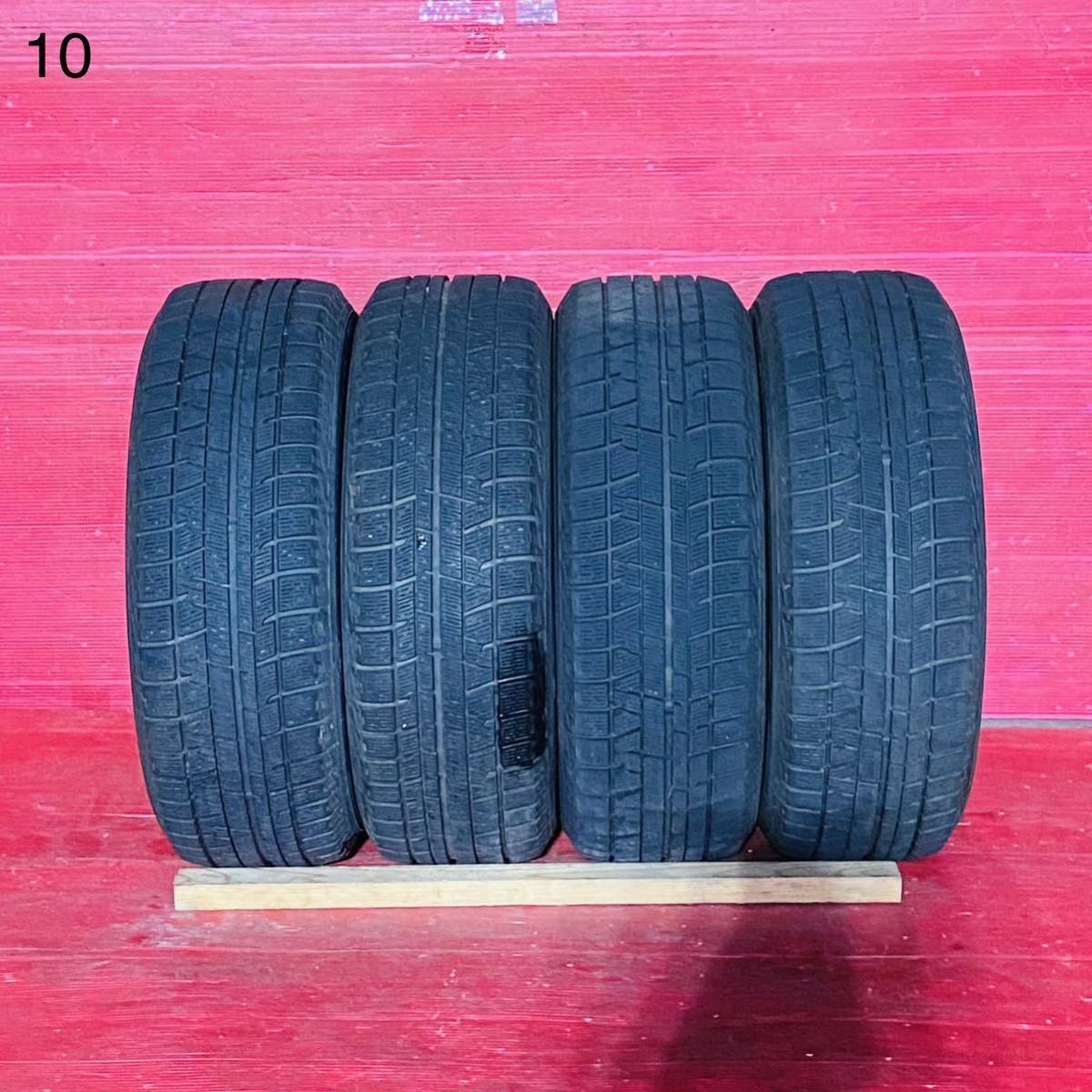 YOKOHAMA ice GUARD iG50 PLUS 215/60R16 国産 2020年式 パンク修理なし かたべり ビード切れなし 汚れあり スタッドレス 4本セット拍卖