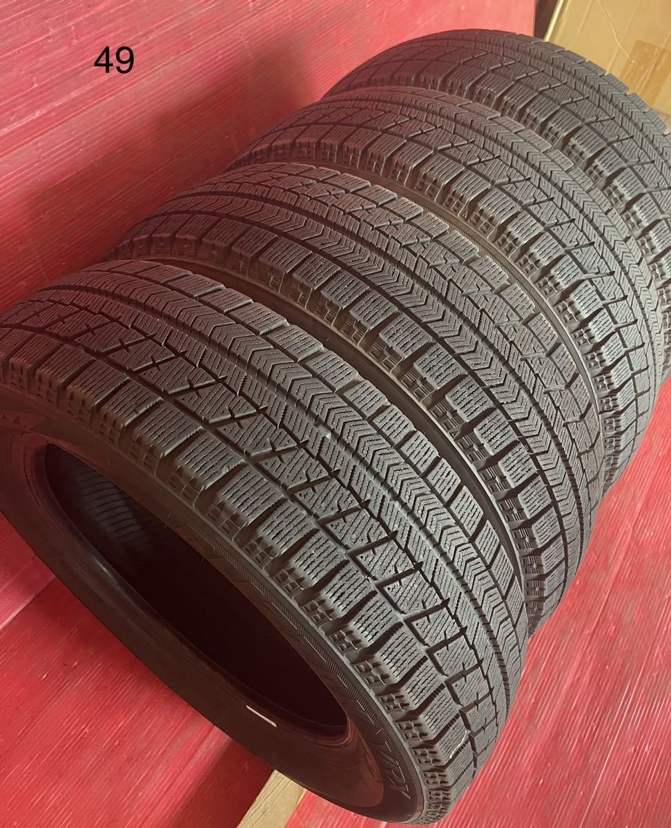 ブリヂストン BLIZZAK VRZ 155/65R14 .7分山 2018年汚れありスタッドレス中古タイヤ4本セット拍卖
