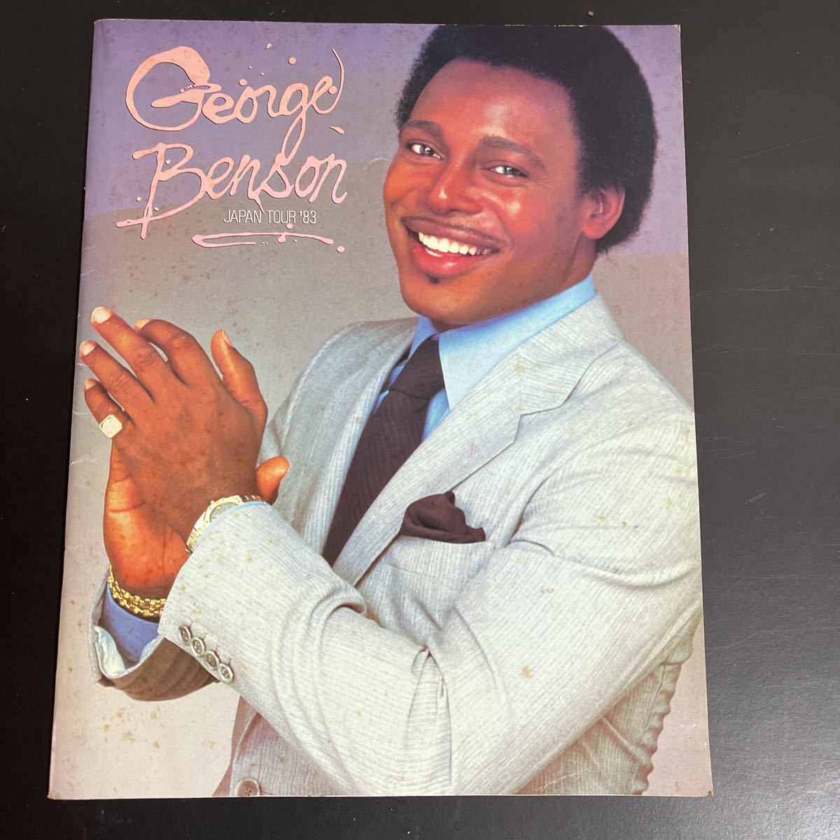 コンサートパンフレット「ジョージ・ベンソン GEORGE BENSON JAPAN TOUR'83」1983昭和 58 日本公演 A-3 230923-NI-1拍卖