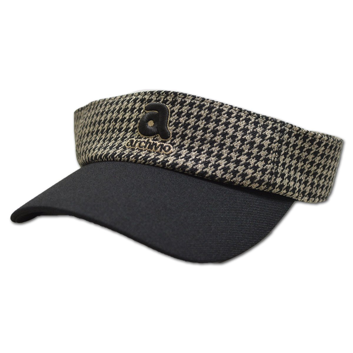 ★アルチビオ★サンバイザー レディース 茶×黒 310918-315 archivio ゴルフ かわいい おしゃれ キュート ギフト 日本製 @拍卖