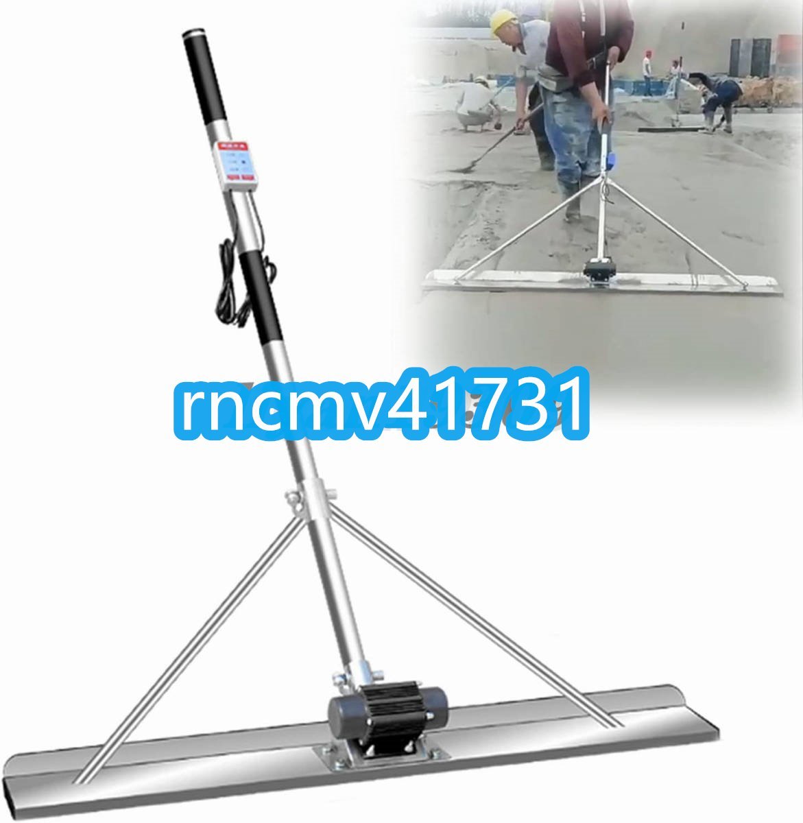 「81SHOP」超人気 電動スクリード 土間 コンクリート 仕上げツール 高周波振動 ステンレス鋼 金コテ作業 均し機械 フィルムなし拍卖