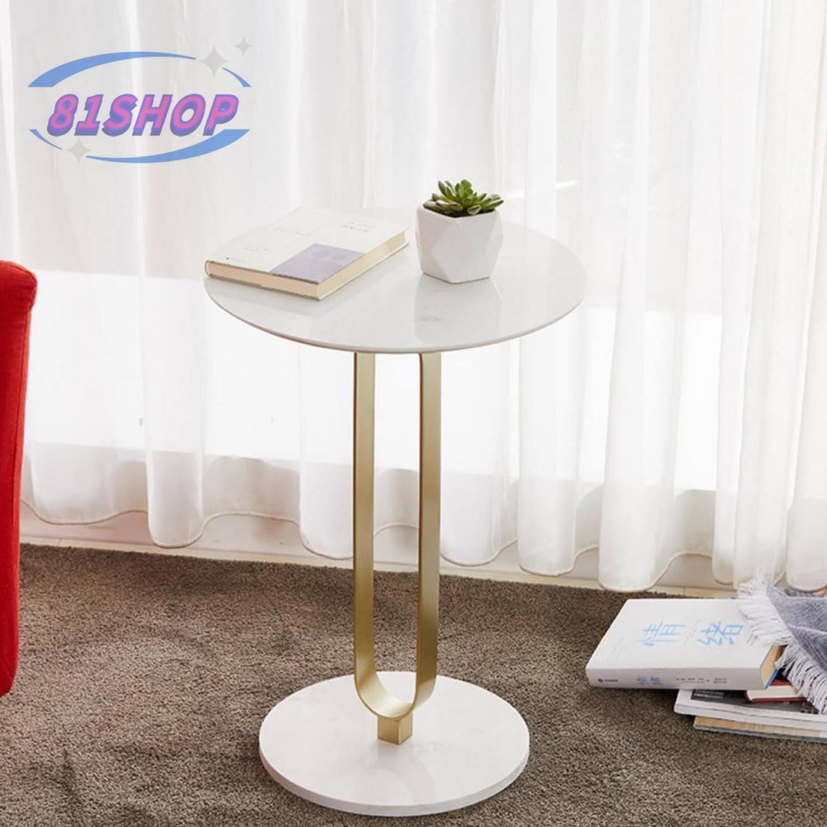「81SHOP」寝室用テーブル 飾り台 大理石ローテーブル リビングテーブル センターテーブル サイドテーブル ミニテーブル拍卖