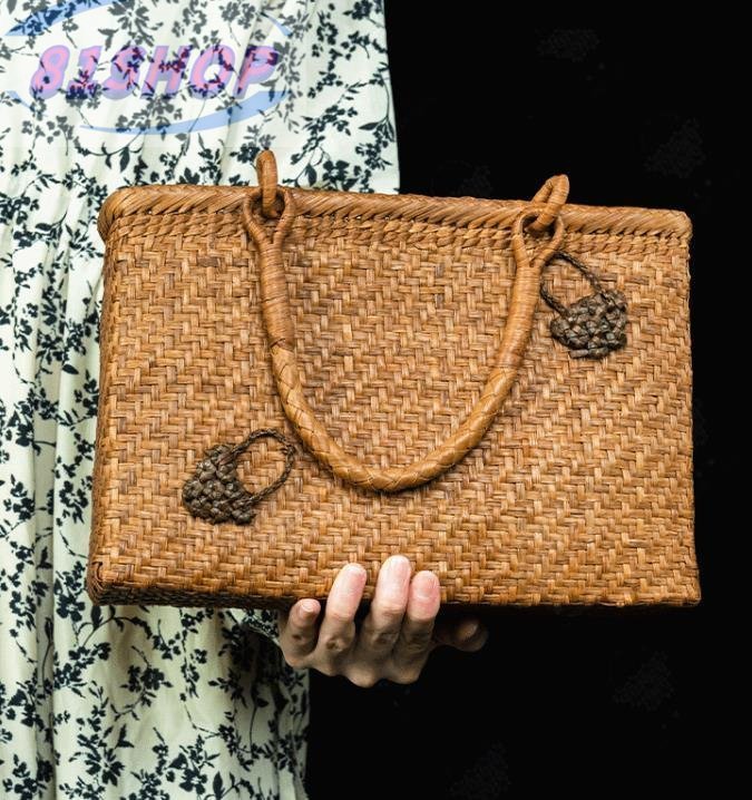 「81SHOP」高級高品質★職人の手作り限定★山葡萄かごバッグ 手編み山葡萄籠バッグ バスケット籐かご拍卖