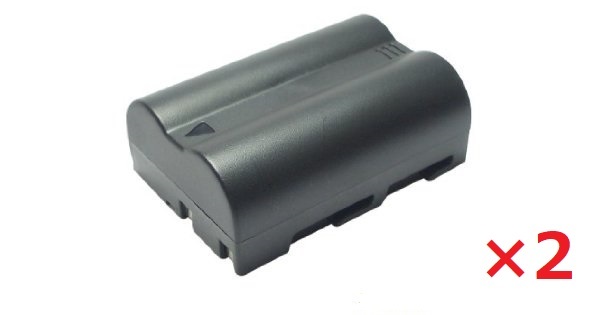 送料無料 2個セット ニコン NIKON EN-EL3 互換 大容量バッテリー 1500mAh 電池 D300 D300s D700 D90 修理 交換 互換品拍卖