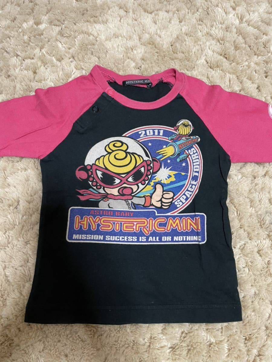 HYSTERIC MINI七分袖カットソー90★ヒステリックミニ 七分袖Tシャツ kids トップス Tシャツ ヒスミニ 子供服拍卖