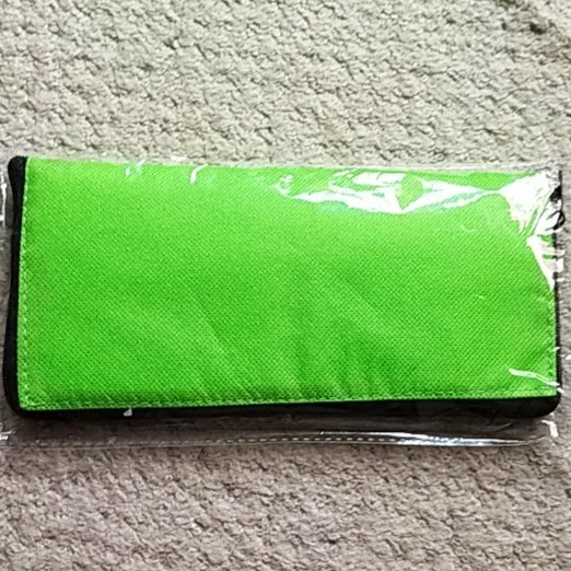 【新品】『スマートトートバッグ』黄緑《携帯性抜群!買物に最適!》拍卖