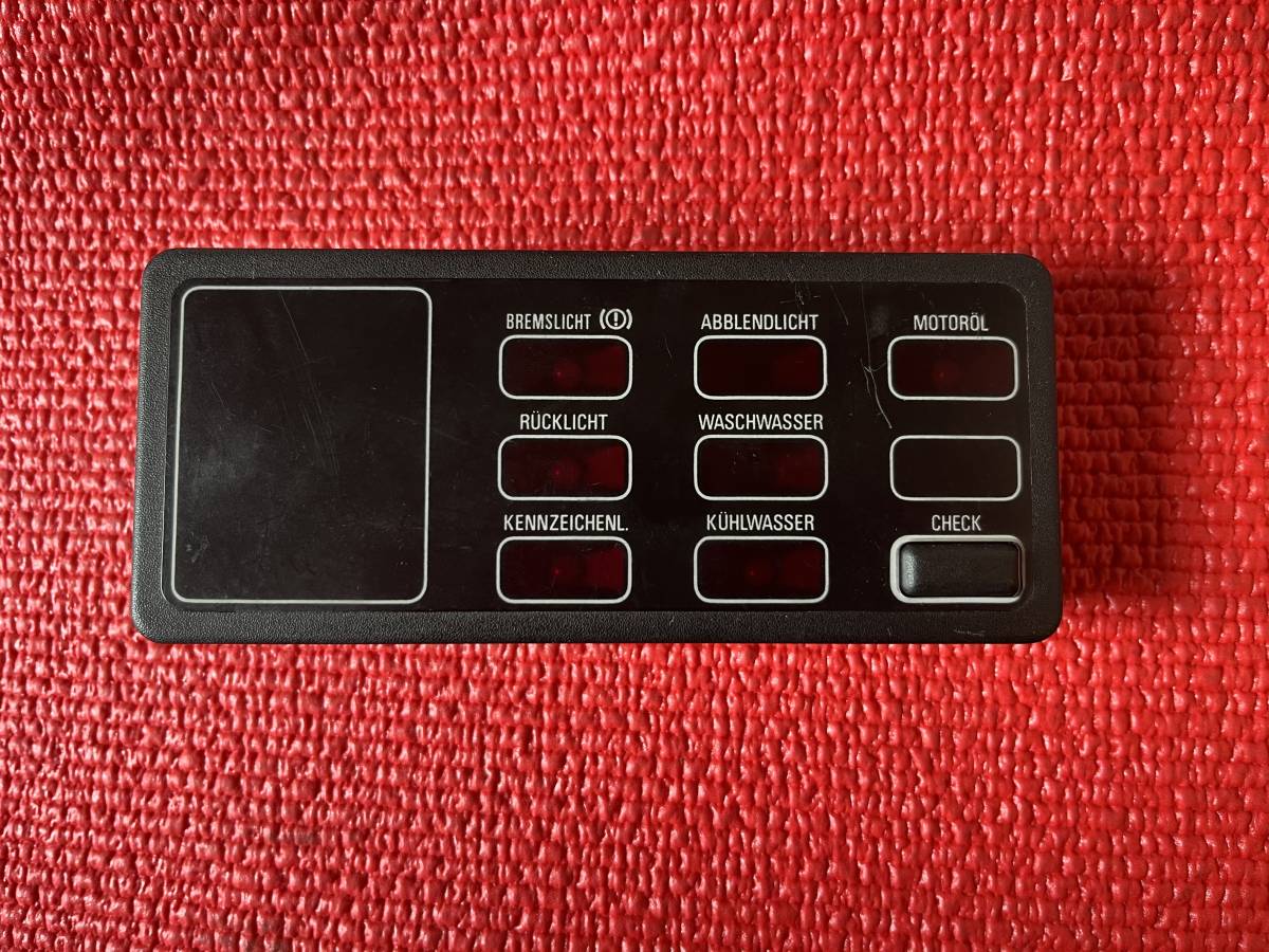 送料無料 BMW E30 チェックモニター チェックコントロールパネル 本国仕様 1368956 ジャンク拍卖