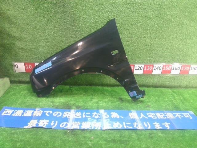 スズキ ジムニー ランドベンチャー 4型 JB23W 純正 左 フロント フェンダー パネル 欠品有り 下側カット加工有り 錆び 中古 ★大型商品★拍卖