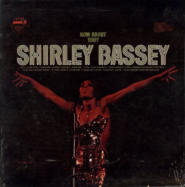 72年 USプレスLP!シュリンク付き Shirley Bassey / How About You? 【Pickwick/33 / SPC-3303】シャーリー・バッシー ジャズヴォーカル拍卖