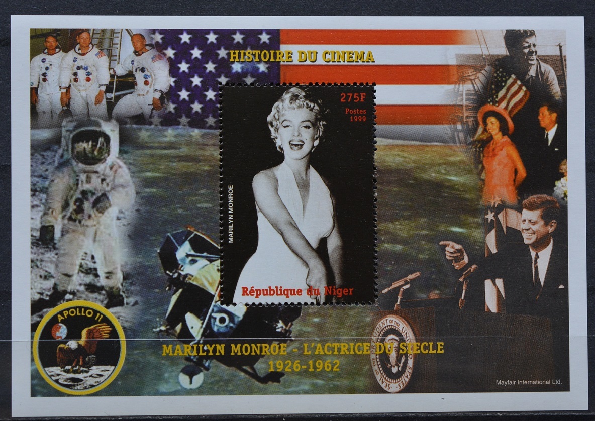 「TF157」二ジェル切手 1999年 JFK・マリリンモンロー拍卖