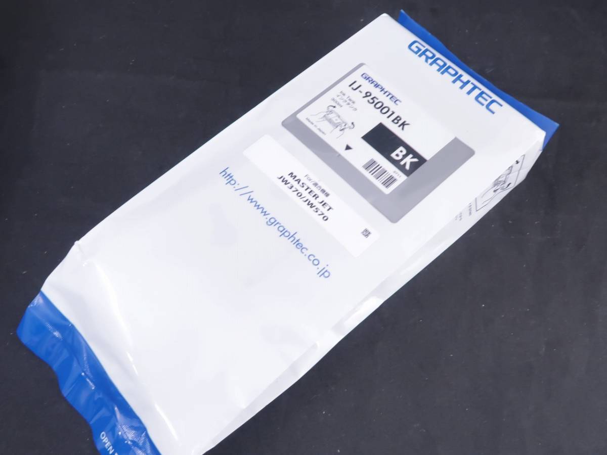 未開封 GRAPHTEC グラフテック 大容量インクタンク IJ-95001BK 300ml #2拍卖