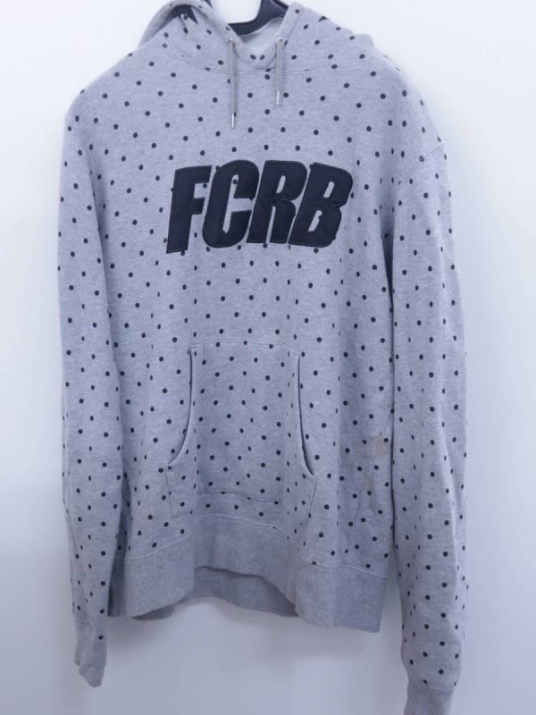 FC.Real Bristol DOT PULLOVER SWEAT PARKA FCRB-156023 ドット パーカー S拍卖