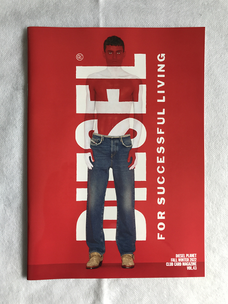 美品 DIESEL 2022 冬 マガジン VOL.43 ディーゼル 冊子 カタログ パンフレット DIESEL PLANET FALL WINTER 2022 CLUB CARD MAGAZINE /(1)拍卖