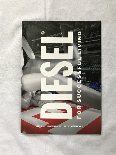 美品 DIESEL 2023 春夏 マガジン VOL.44 ディーゼル 冊子 カタログ パンフレット DIESEL PLANET SPRING 2023 CLUB CARD MAGAZINE VOL.44 /9拍卖