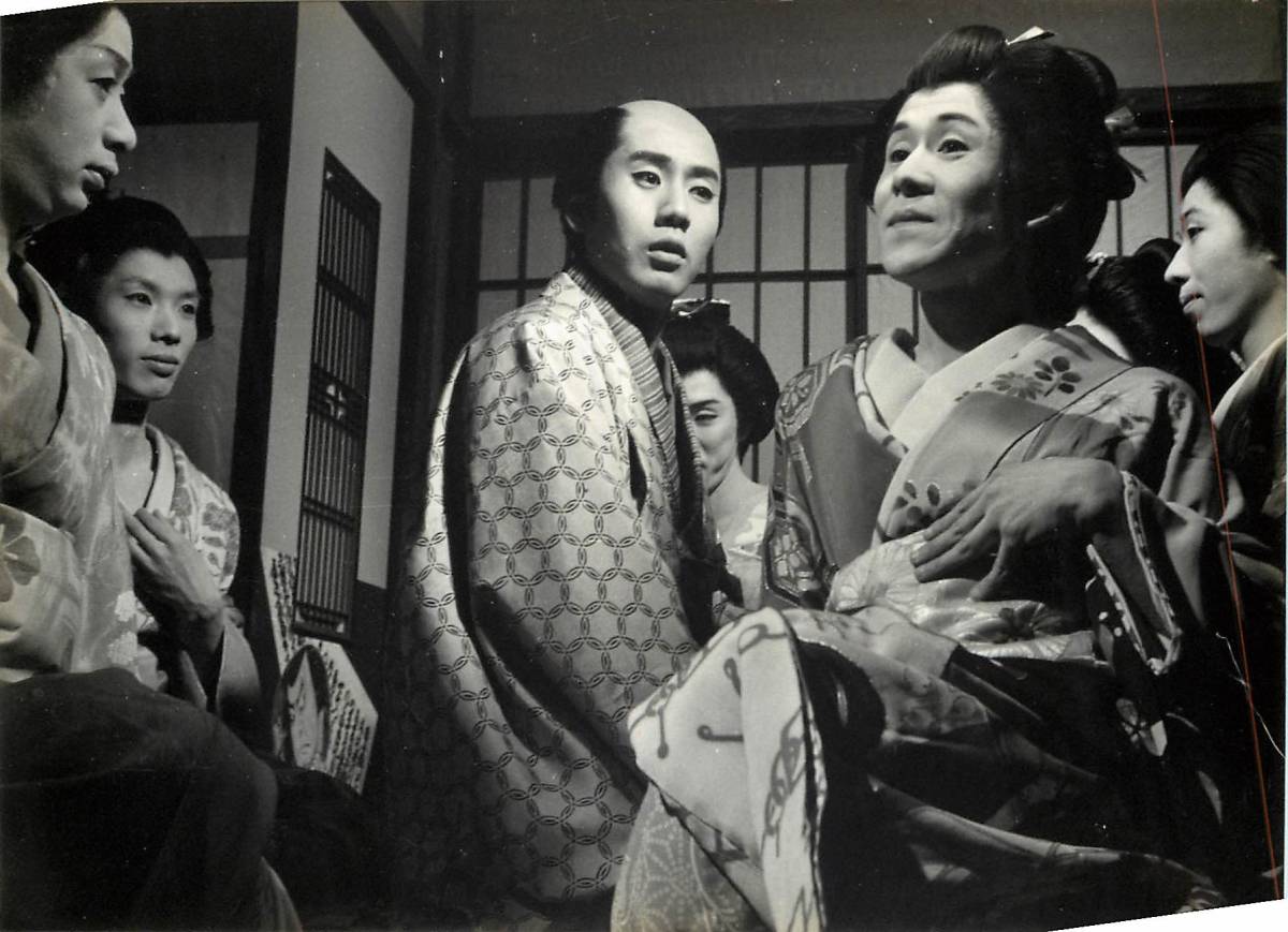 p37413『好色一代男』スチル 市川雷蔵 若尾文子 中村玉緒 近藤美恵子 浦路洋子 阿井美千子 原西鶴拍卖