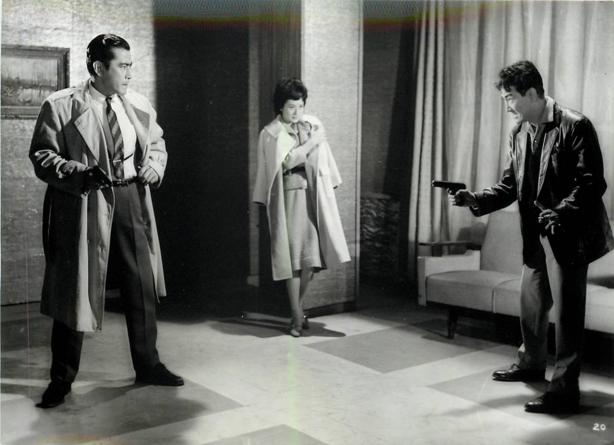 p36884『暗黒街の対決』スチル 岡本喜八 三船敏郎 鶴田浩二 司葉子 河津清三郎 佐藤允 大藪春彦拍卖