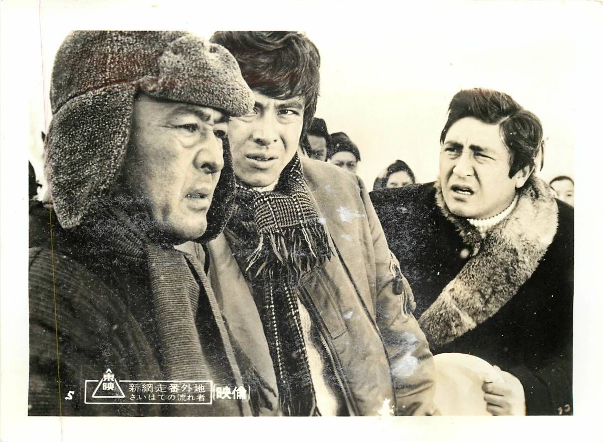 p37161『新網走番外地 さいはての流れ者』スチル 高倉健 星由里子 谷隼人 俊藤浩滋 南利明 由利徹 佐伯清拍卖