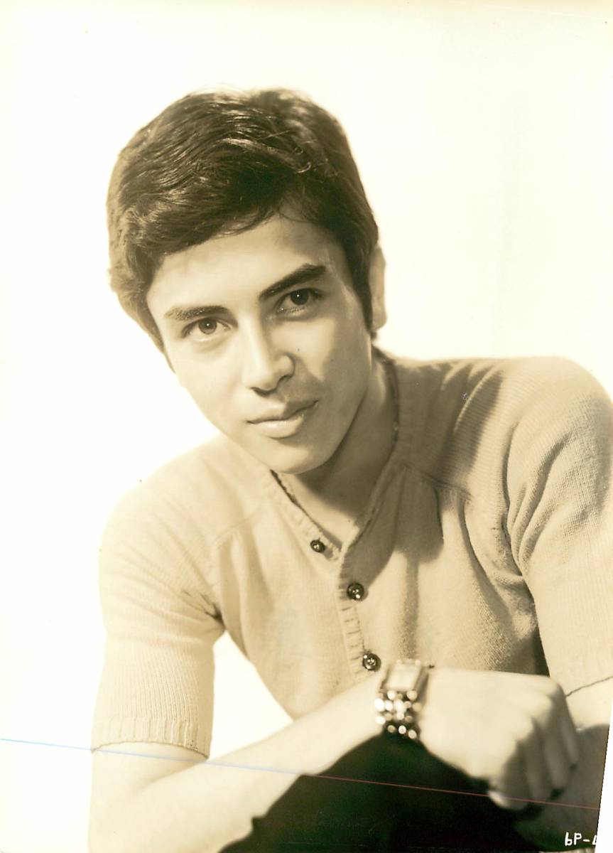 p36688『谷隼人』スナップ 裏東映芸能スタンプ入 キイハンター アイフル大作戦 バーディー大作戦 番長 非情学園ワル拍卖