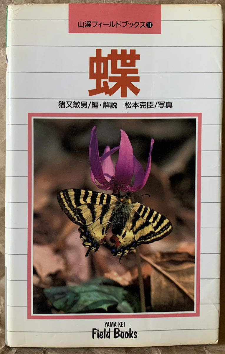 山溪フィールドブックス11 蝶 1995年10月20日 初版第2刷発行 著者 猪又敏男 松本克臣 発行所 株式会社山と溪谷社拍卖