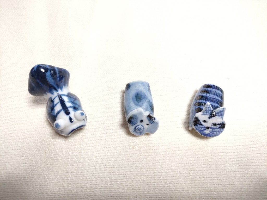 箸置きコレクション 金魚 犬 猫 可愛い手作り箸置き拍卖