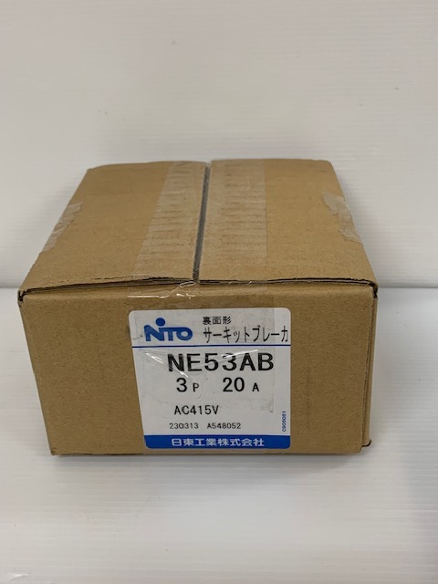 (JT2309)Nito【NE53AB】3P 20A サーキットブレーカ拍卖