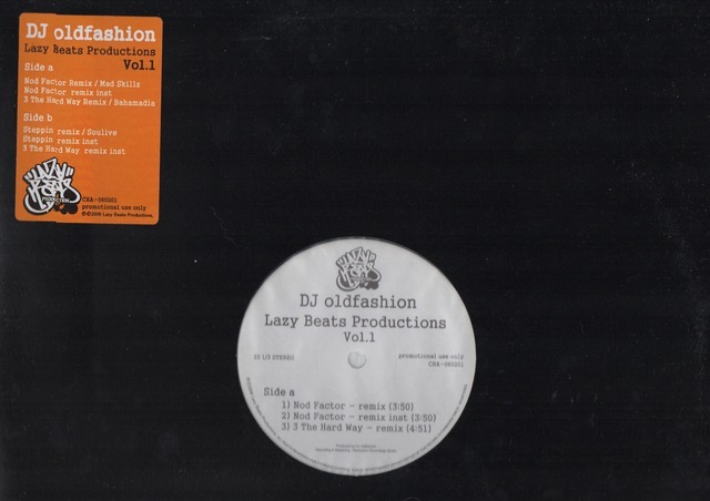 【廃盤12inch】DJ oldfashion / Lazy Beats Productions Vol.1拍卖