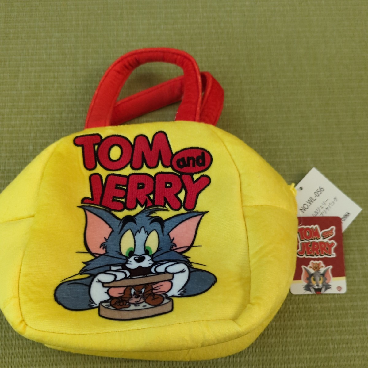 トムとジェリー★アップリケバッグ イエロー拍卖