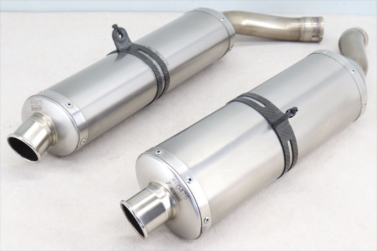 325947 YZF-R1 04~06年 アクラポビッチ マフラー サイレンサー スリップオンライン チタンオーバル拍卖