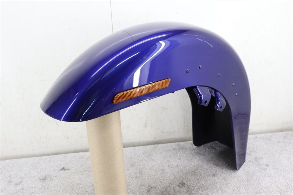 312560 ハーレー ロードグライド FLTR 07年式より取り外し 純正 フロントフェンダー コバルトパール拍卖