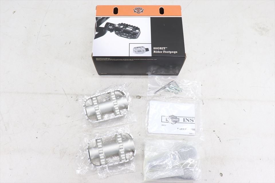324753 ハーレー FXFB FXDRS 純正オプション ステップペグ フットペグ 80GRIT 50501390 未使用品拍卖