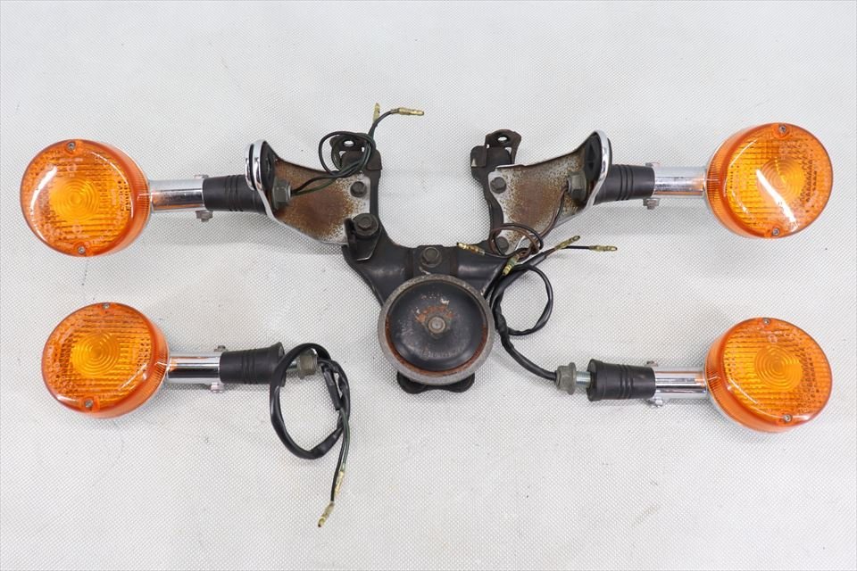 322867 SR400 純正 ウインカー ヘッドライトステー ホーン 部品セット拍卖