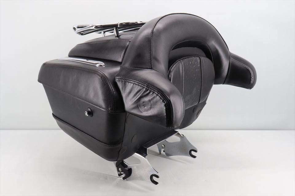 322075 ツーリング 09~13年 純正 ツアーパック プレミアムレザーツアーパック デタッチャブルラック拍卖