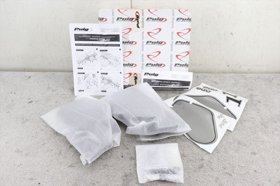 321699 XSR900 puig プーチ サイドカバーパネル ゼッケンプレート カーボン調 8563C 新品未使用品拍卖