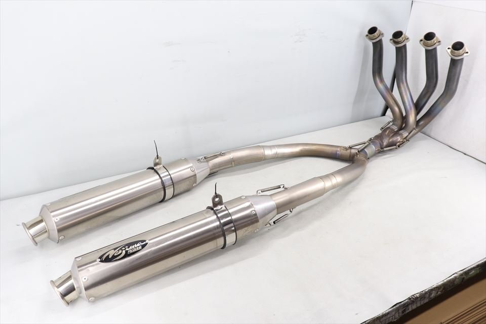 322886 ZZR1400 ZX-14 ノジマ チタンマフラー スパイラルコレクト 2テール 2本出し フルチタンマフラー JMCA拍卖